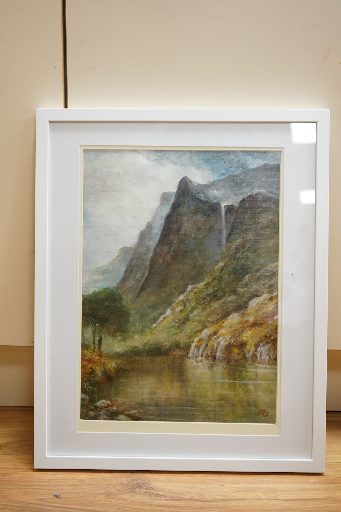 EAS, four oils, landscapes and riverscapes to include ‘The Derwent Matlock, Derbyshire’, each initialled, largest 29 x 39cm
